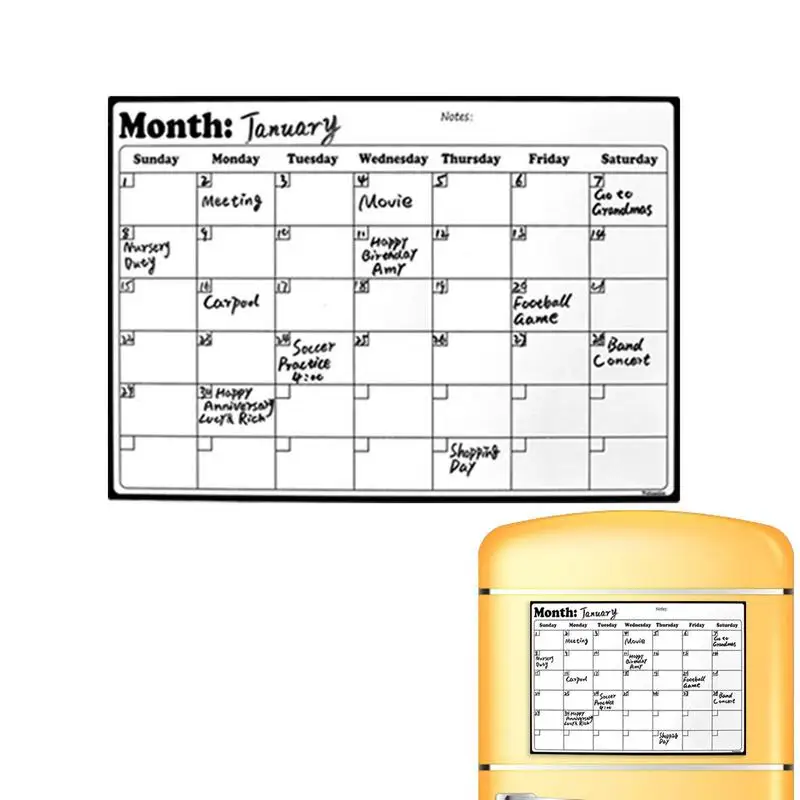 Magnetic Whiteboard Weekly Monthly Planner Calendar For Fridge Dry Erase Board Calendar For Refrigerator Reusable Planner
Magnetic Whiteboard Weekly Monthly Planner Calendar For Fridge Dry Erase Board Calendar For Refrigerator Reusable Planner
