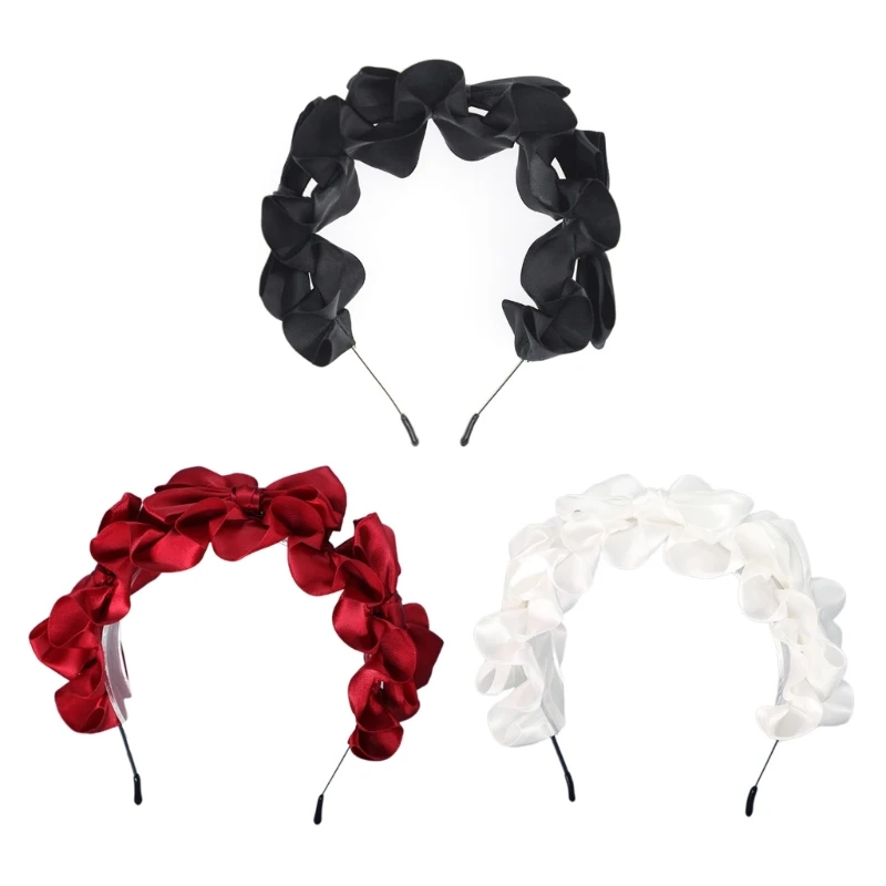 MXMB Woman Girls Bowknot Shape Headband Delicate Hair Hoop Makeup Wash Face Birthday Party Headpieces Gift for Friend
MXMB Woman Girls Bowknot Shape Headband Delicate Hair Hoop Makeup Wash Face Birthday Party Headpieces Gift for Friend