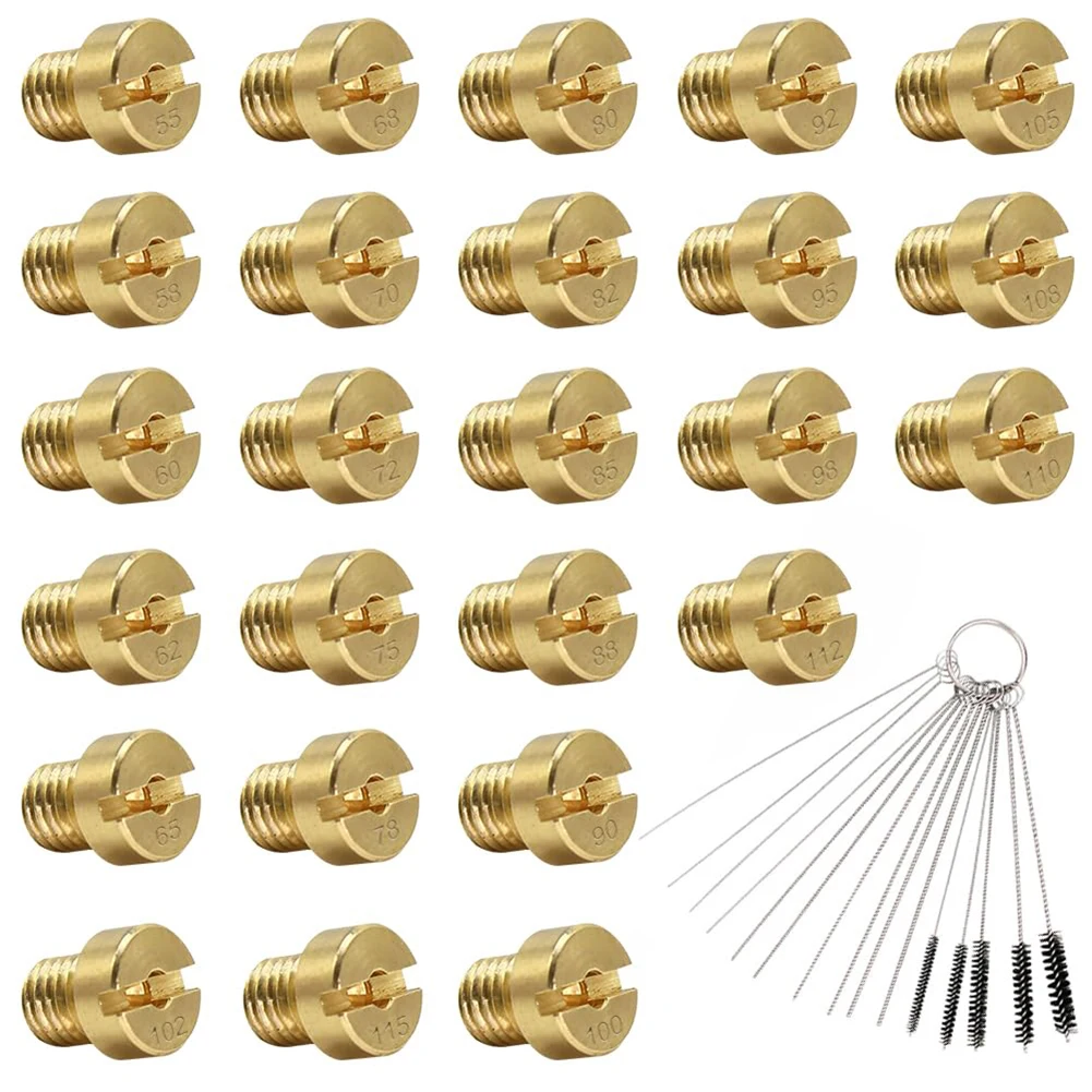25pcs Carburetor Main M5 Nozzle For Dellorto55-#115 10 Cleaning Pins 5 Brushes Universal Carburettor Main Nozzle Cleaning Brush
25pcs Carburetor Main M5 Nozzle For Dellorto55-#115 10 Cleaning Pins 5 Brushes Universal Carburettor Main Nozzle Cleaning Brush
