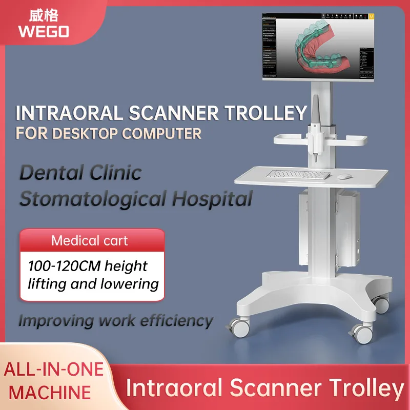 Dental Laboratory Equipment - Silent Wheel Dental Scanning Medical Moving Host/Monitor Equipment - Removable Display Cart Bracke
Dental Laboratory Equipment - Silent Wheel Dental Scanning Medical Moving Host/Monitor Equipment - Removable Display Cart Bracke
