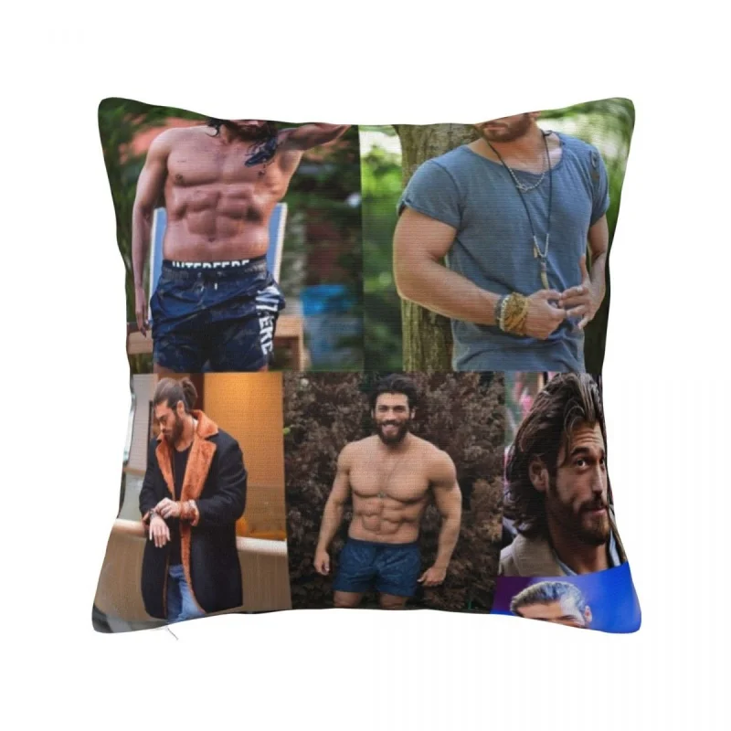Can Yaman Muscles Pillowcase Printed Polyester Cushion Cover Gift Actor Cute Pillow Case Cover Home Square 40*40cm
Can Yaman Muscles Pillowcase Printed Polyester Cushion Cover Gift Actor Cute Pillow Case Cover Home Square 40*40cm