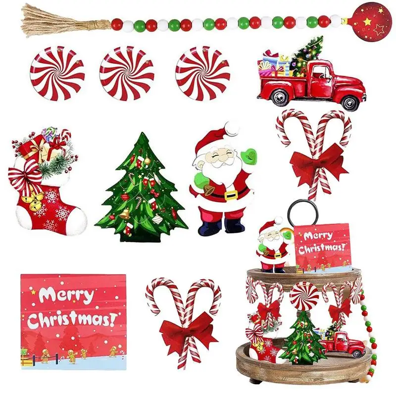 Christmas Gingerbread Tiered Tray Decor Santa Claus Red Truck Wooden Merry Christmas Sign Christmas Supplies Accessories
Christmas Gingerbread Tiered Tray Decor Santa Claus Red Truck Wooden Merry Christmas Sign Christmas Supplies Accessories