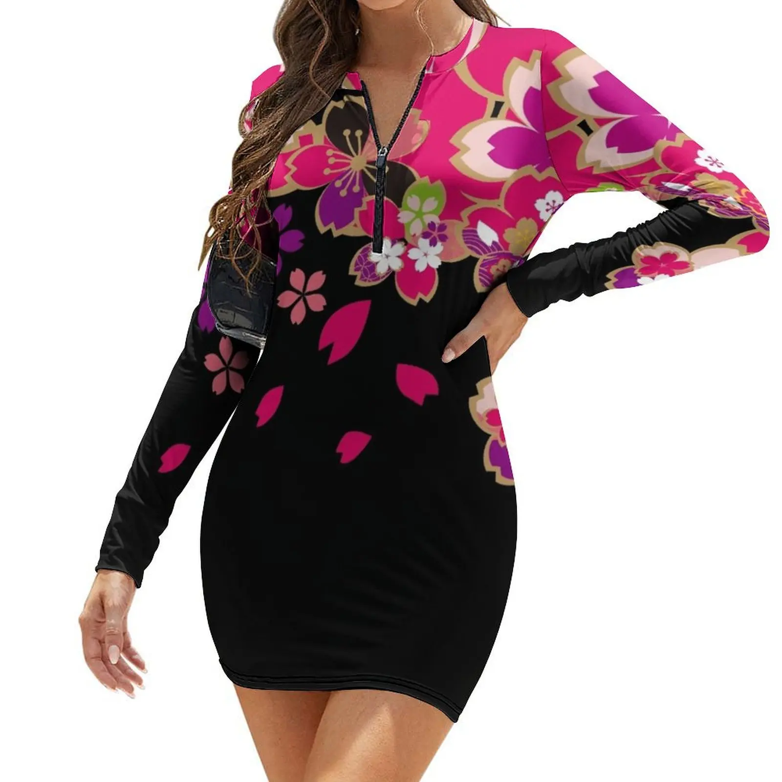 Beautiful cherry blossoms of Japan 3 Long-Sleeve Bodycon Dress woman dress women's dresses luxury Dress for girls
Beautiful cherry blossoms of Japan 3 Long-Sleeve Bodycon Dress woman dress women's dresses luxury Dress for girls
