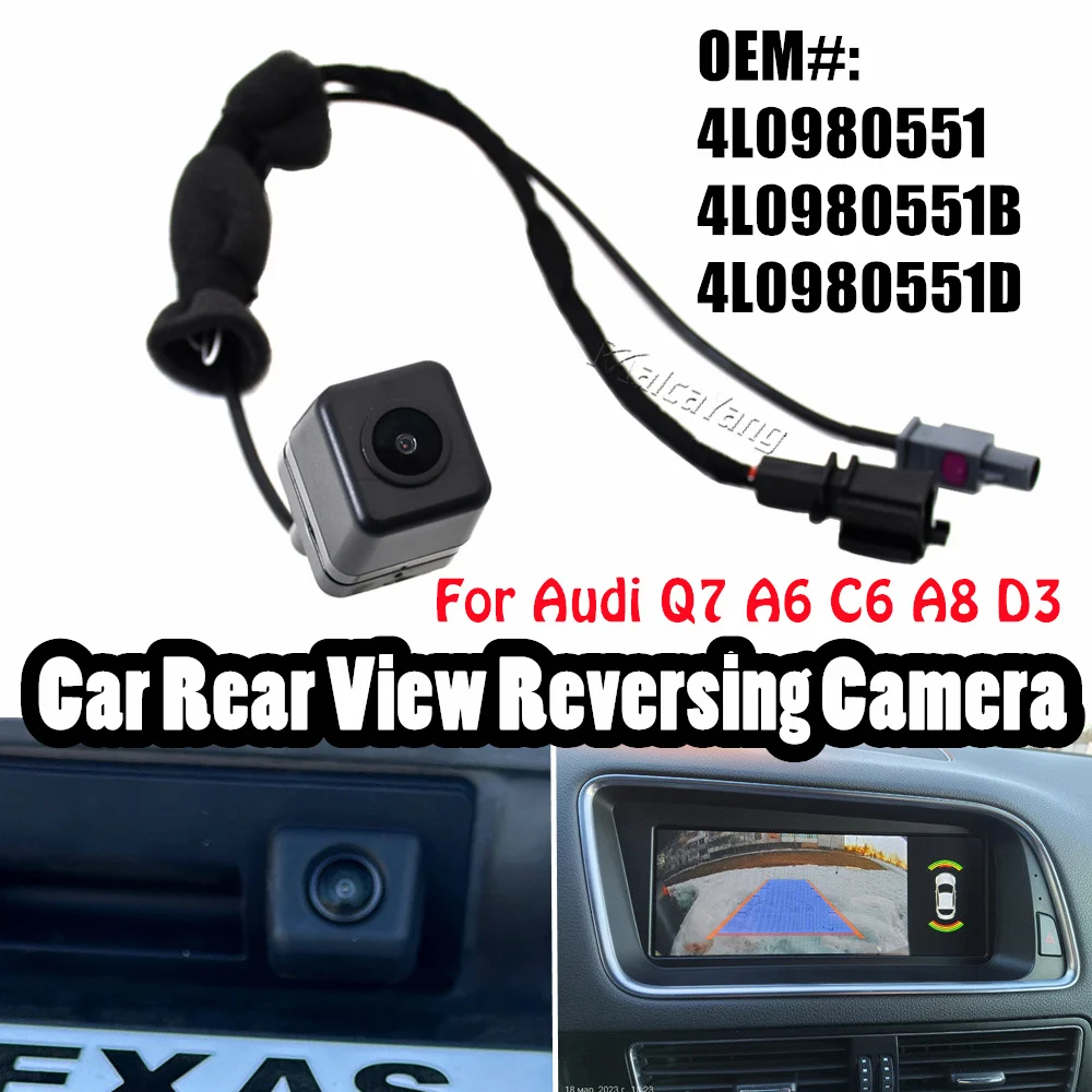 

NEW Top quality Car Boot Lid Tailgate Switch With Rear View Camera For Audi Q7 A3 A5 S5 A6 A6L C6 S6 A8 S8 D3 RS6 car styling