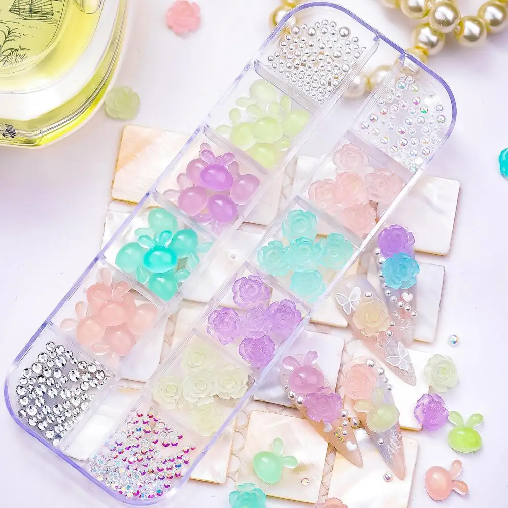 Nail Art Charms Useful 3D Flower Rabbit Nail Art Decorations Glitter Decals Nail Beauty Nail Accessories
Nail Art Charms Useful 3D Flower Rabbit Nail Art Decorations Glitter Decals Nail Beauty Nail Accessories