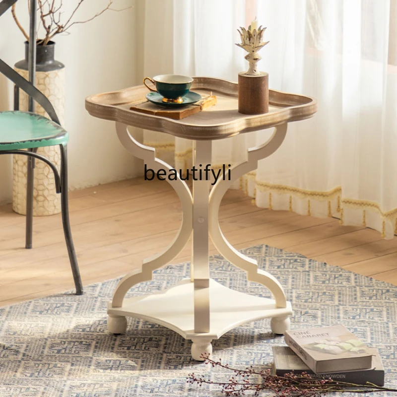 LBX French Retro Distressed Fir Coffee Table Mini Sofa Tea Table American Solid Wood Removable Coffee Table Side Table
LBX French Retro Distressed Fir Coffee Table Mini Sofa Tea Table American Solid Wood Removable Coffee Table Side Table