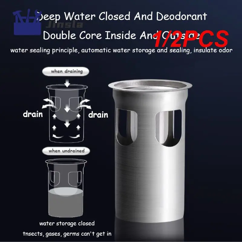 1/2PCS Anti-clogging Shower Strainer Cover Bath Basin Drain Filter Kitchen Accessories Tools Drainer Gravity Flip Cover
1/2PCS Anti-clogging Shower Strainer Cover Bath Basin Drain Filter Kitchen Accessories Tools Drainer Gravity Flip Cover