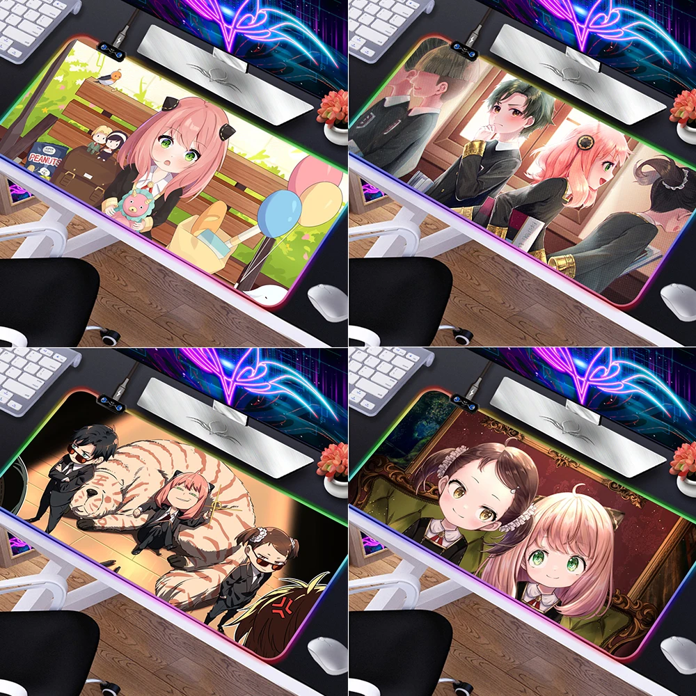 Anime SPY×FAMILY Anya Forger RGB Pc Gamer Keyboard Mouse Pad Mousepad LED Glowing Mouse Mats Rubber Gaming Computer Mausepad
Anime SPY×FAMILY Anya Forger RGB Pc Gamer Keyboard Mouse Pad Mousepad LED Glowing Mouse Mats Rubber Gaming Computer Mausepad