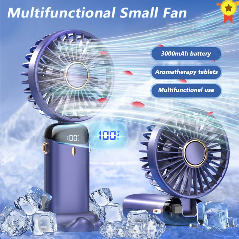 3000mAh Portable Hand-Held Fan Office Desktop Multifunctional Folding Double-Headed Small Electric Fan With A Neck Lanyard
3000mAh Portable Hand-Held Fan Office Desktop Multifunctional Folding Double-Headed Small Electric Fan With A Neck Lanyard