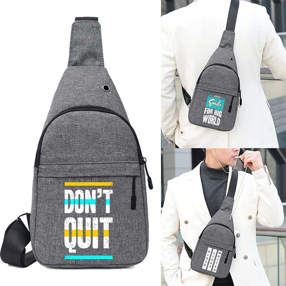 Cross Bag Business Men's Chest Bags Sport Shoulder Bags Phrase Serie Pattern Waist Packs Messenger Bag Travel Storage Bags
Cross Bag Business Men's Chest Bags Sport Shoulder Bags Phrase Serie Pattern Waist Packs Messenger Bag Travel Storage Bags