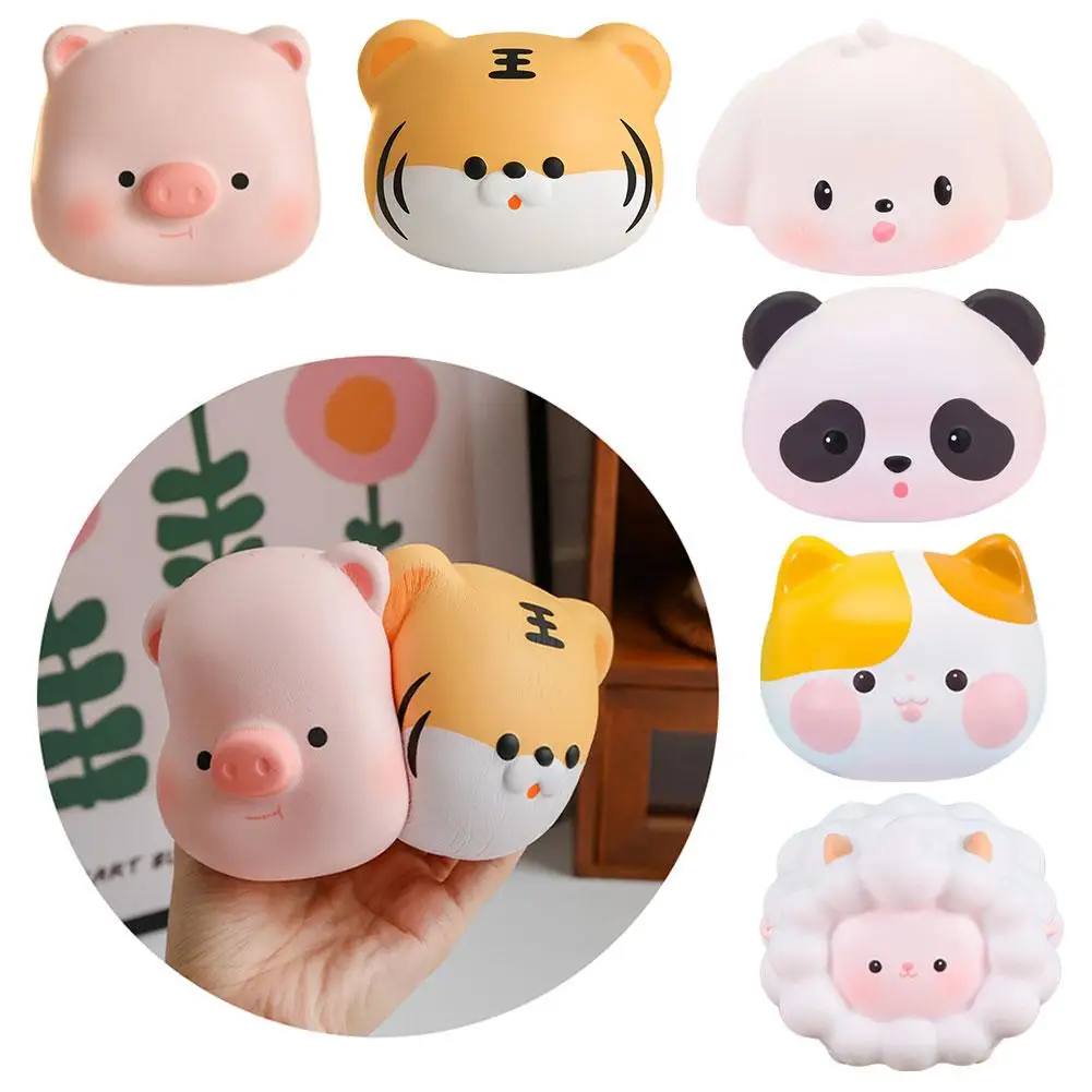 

Creative PU Squeeze Toy Funny Cute Animal Type Slow Rebound Durable Release Decompression Toys For Kid's L7J0