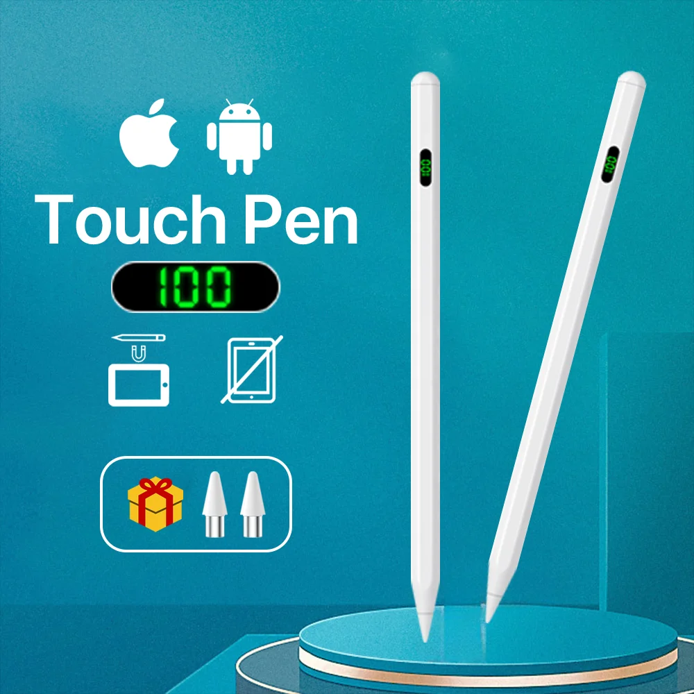 

Universal stylus For touch screen stylus For iPad pen Apple Pencil all Android iOS tablets phone pen with power display