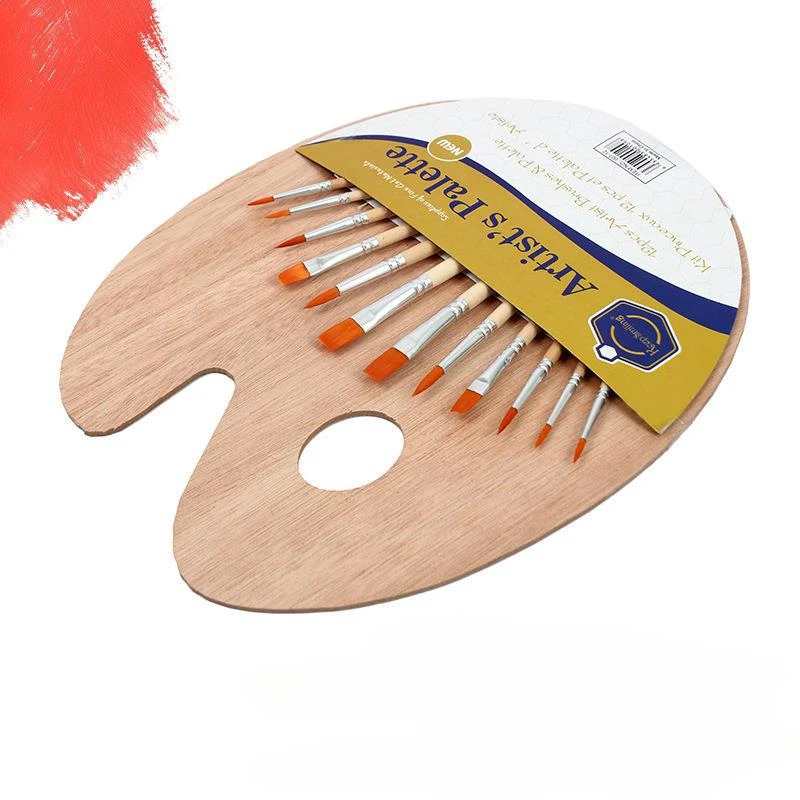 Nylon Paint Brushes Kids Paint Tray Set12 Paint Brushes Watercolor Oil Painting Brushes Painting Tools Set Art Supplies
Nylon Paint Brushes Kids Paint Tray Set12 Paint Brushes Watercolor Oil Painting Brushes Painting Tools Set Art Supplies