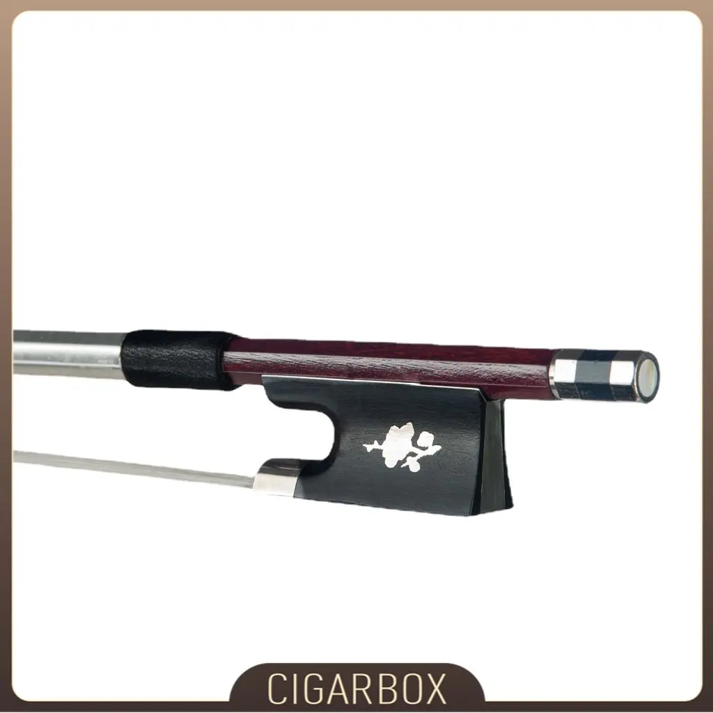 4/4 Brazilwood Violin Bow Brazil Wood Round Stick W/Ebony Frog Mongolia Horsehair Durable Use
4/4 Brazilwood Violin Bow Brazil Wood Round Stick W/Ebony Frog Mongolia Horsehair Durable Use