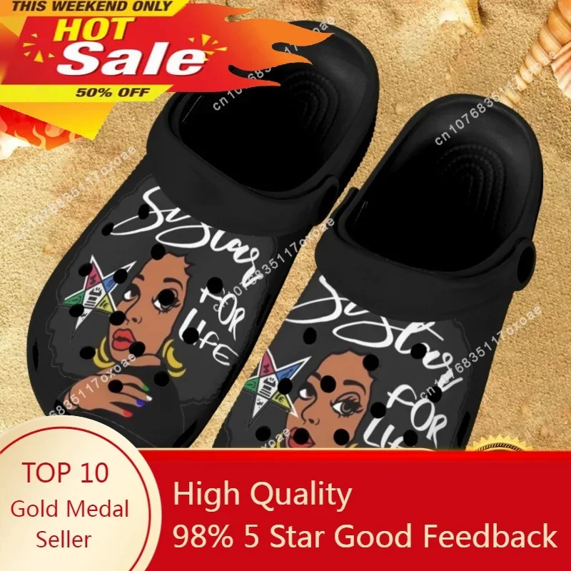 Order of The Eastern Star Design Casual Hole Shoes Summer Women's Breathable Slipper Outdoor Beach Garden Couple Sandals Zapatos
Order of The Eastern Star Design Casual Hole Shoes Summer Women's Breathable Slipper Outdoor Beach Garden Couple Sandals Zapatos