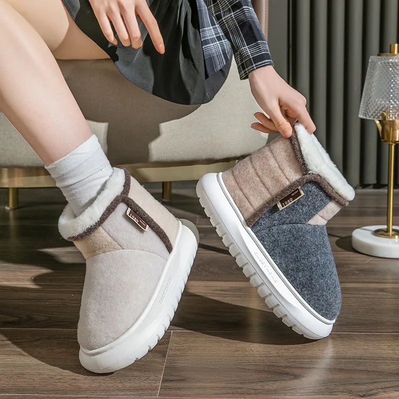 Snow Boots for Winter 2023 New Unisex Platform Velvet Shoes for Womens Plush Warm Cotton Boats Female Male Daily Ankle Boots
Snow Boots for Winter 2023 New Unisex Platform Velvet Shoes for Womens Plush Warm Cotton Boats Female Male Daily Ankle Boots
