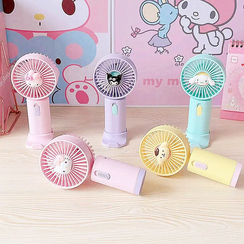 Hello Kitty Cinnamoroll Anime Kawaii Sanrio Handheld Fan Cute Kuromi My Melody Portable Mini Charging Fan Toys for Kids
Hello Kitty Cinnamoroll Anime Kawaii Sanrio Handheld Fan Cute Kuromi My Melody Portable Mini Charging Fan Toys for Kids