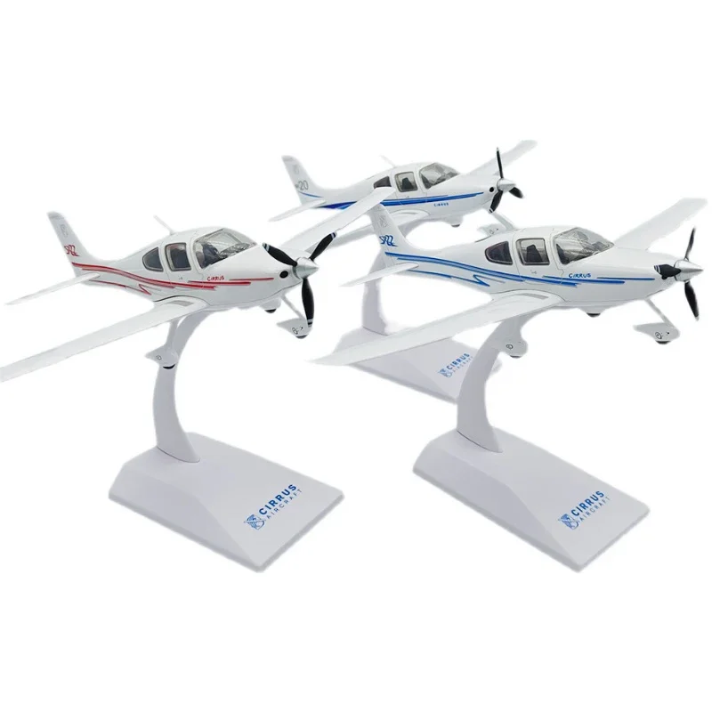 

1:48 Scale SR20 SR22 Visual Cabin Static Display ABS Aircraft Model Collectibles Boy's Toy Gift Includes Aircraft Landing Gear