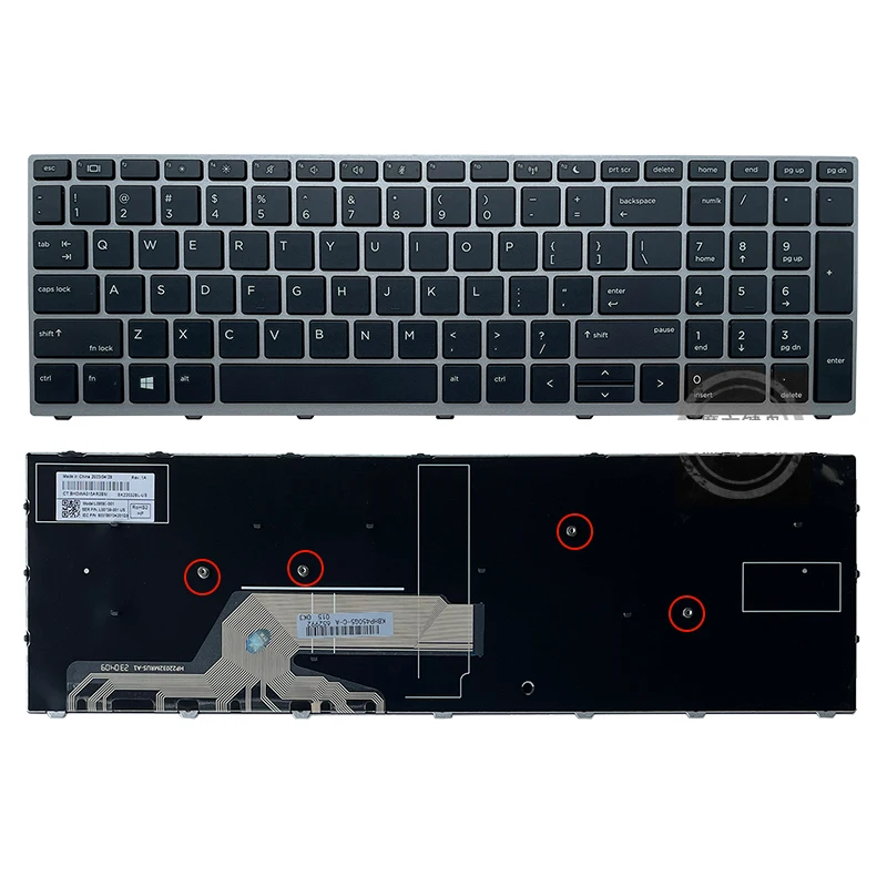 For HP PROBOOK 450 G5 455 G5 470 G5 650 G4 650 G5 laptop replace keyboard For HP PROBOOK 450 G5 455 G5 470 G5 650 G4 650 G5 laptop replace keyboard
