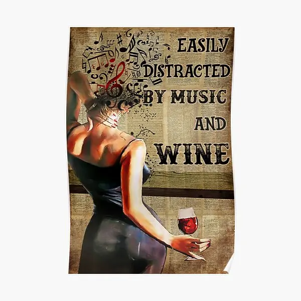 Vintage Easily Distracted By Music And W Poster Funny Vintage Art Painting Decoration Modern Mural Home Wall Print No Frame
Vintage Easily Distracted By Music And W Poster Funny Vintage Art Painting Decoration Modern Mural Home Wall Print No Frame