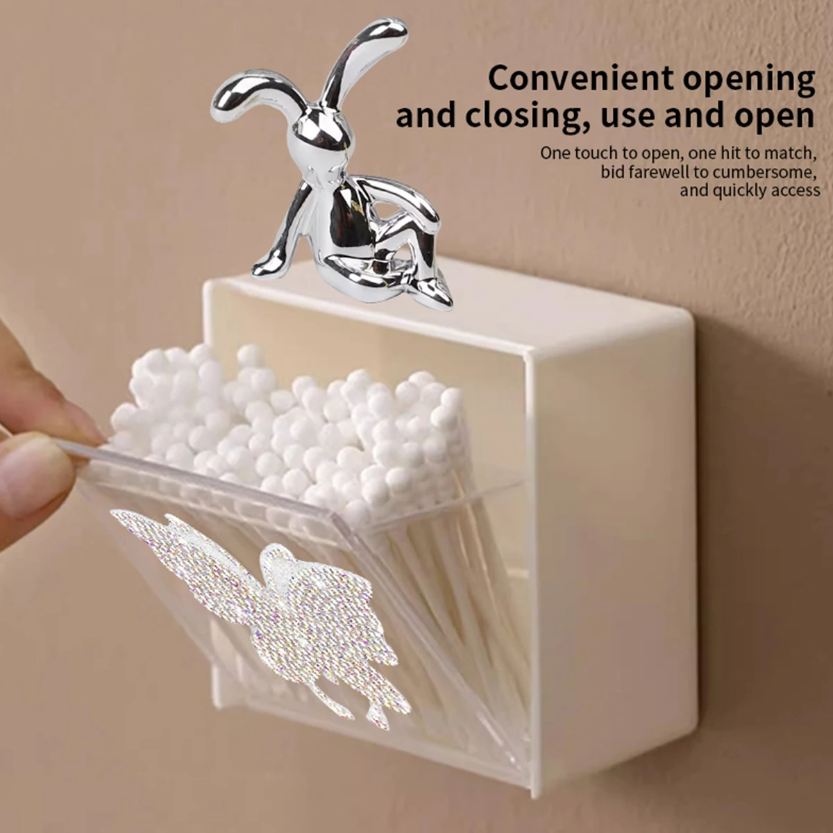 Sparkling Diamond Wall Mounted Storage Box Butterfly Cotton Swabs Jewelry Holder Box Bathroom Organizer Makeup Cotton Stand Box
Sparkling Diamond Wall Mounted Storage Box Butterfly Cotton Swabs Jewelry Holder Box Bathroom Organizer Makeup Cotton Stand Box