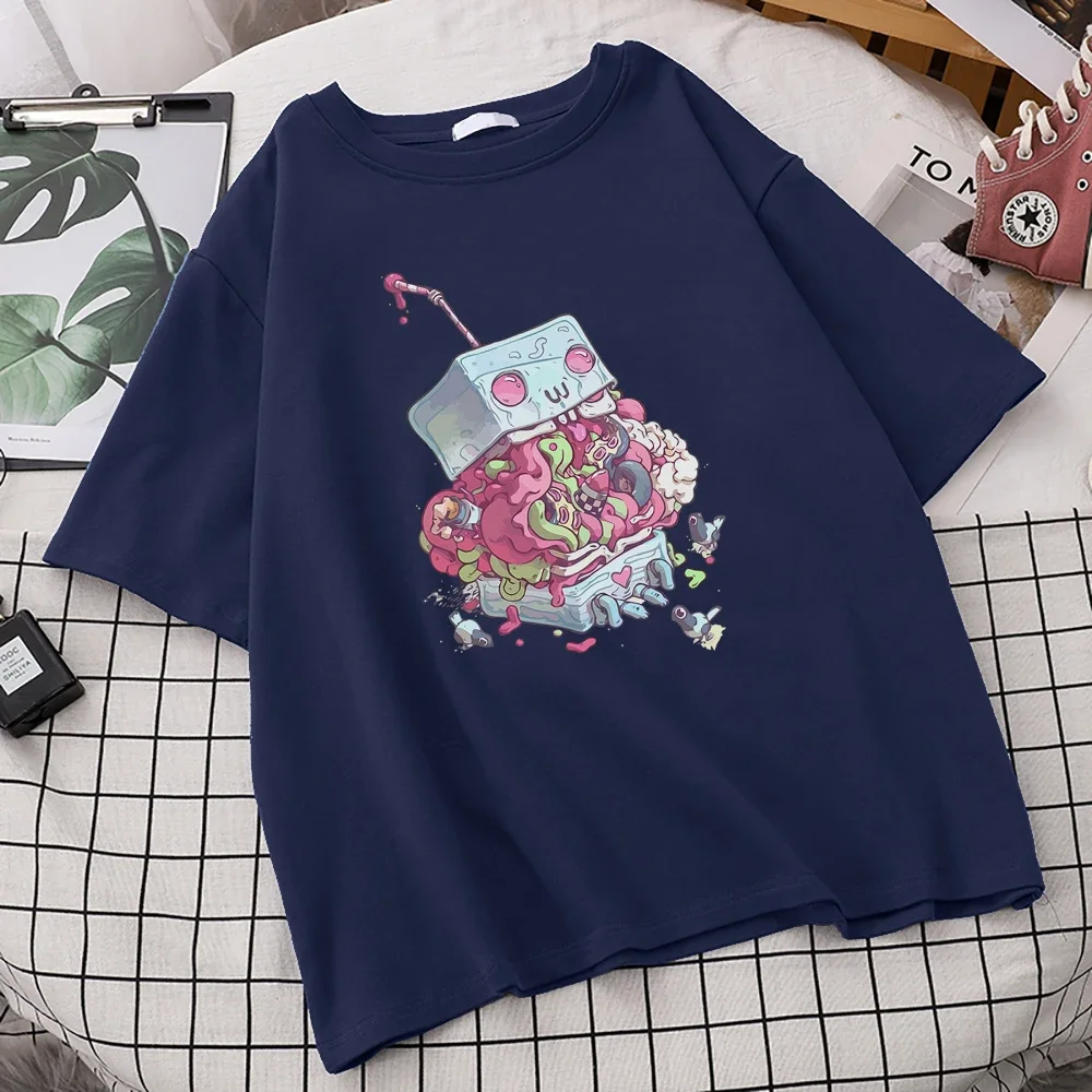 Womens T Shirt Scary Ice Cream Monster Print Ed Casual Home Clothing Aesthetic Soft Streetwear Funny Breathable Womans T Shirts
Womens T Shirt Scary Ice Cream Monster Print Ed Casual Home Clothing Aesthetic Soft Streetwear Funny Breathable Womans T Shirts