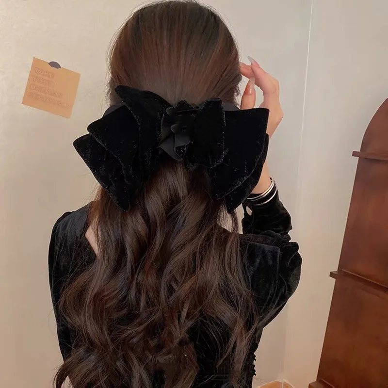 1PC Korean Large Velvet Bow Hair Clips For Women Girls Tassel Long Ribbon Hairpins Barrettes Headwear Hair Accessories Hot
1PC Korean Large Velvet Bow Hair Clips For Women Girls Tassel Long Ribbon Hairpins Barrettes Headwear Hair Accessories Hot