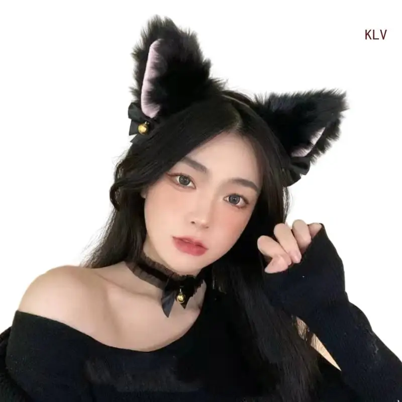 Cat Costume Set Cat Ears Tail Gloves Bell Choker Animal Fancy-Dress Costume Kit Accessories for Halloween Cosplay Props
Cat Costume Set Cat Ears Tail Gloves Bell Choker Animal Fancy-Dress Costume Kit Accessories for Halloween Cosplay Props