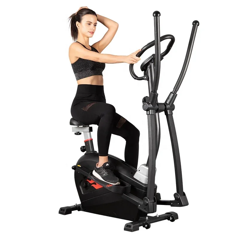 

SD-E03 Home Use Gym Fitness Easy Move Magnetic Bike Elliptical Trainer With 4kg flywheel