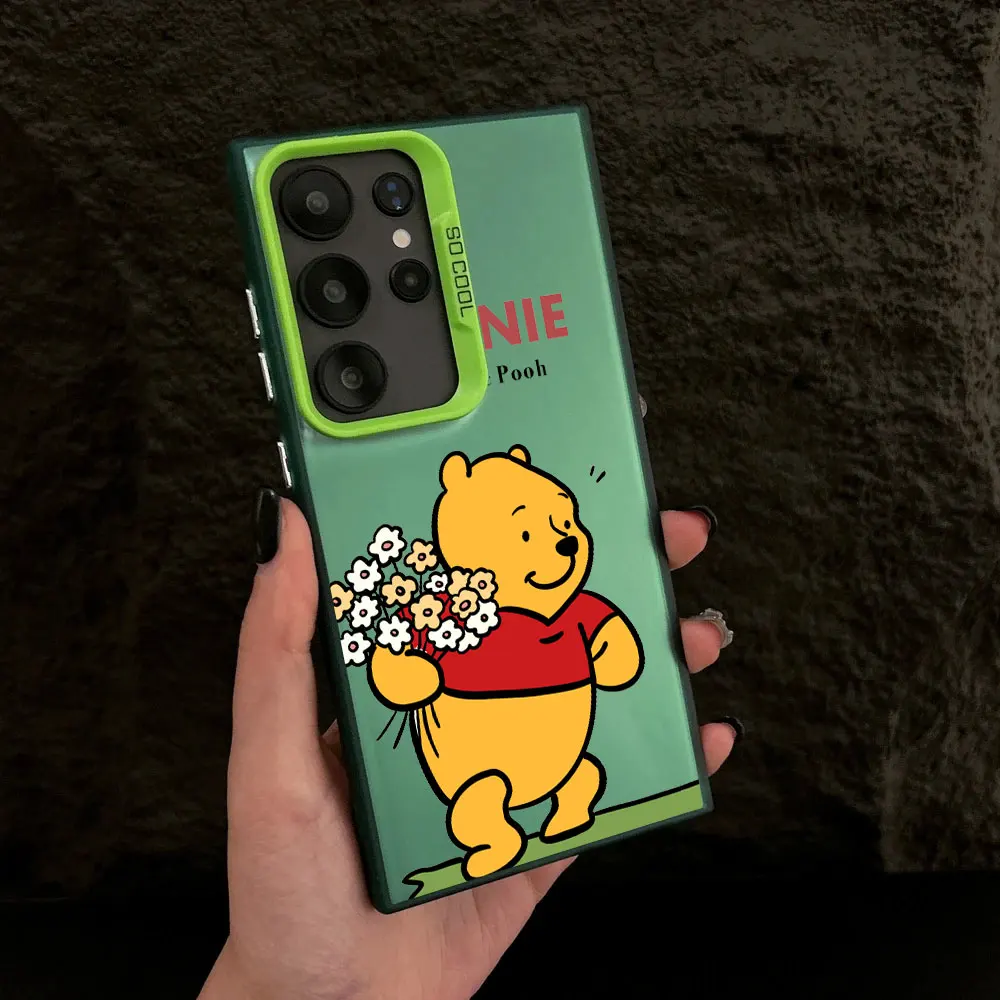 Cartoon Winnies The Pooh Piglet S25 Case For Samsung S25 S24 Ultra Carcasa For Galaxy S23 S22 S21 FE S20 Ultra Plus Phone Cover Cartoon Winnies The Pooh Piglet S25 Case For Samsung S25 S24 Ultra Carcasa For Galaxy S23 S22 S21 FE S20 Ultra Plus Phone Cover