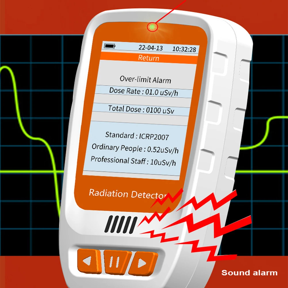 Electromagnetic Radiation Detectors Geiger Counter Nuclear Tester Personal Dosimeter Detectors Beta Gamma X-Ray Tester
Electromagnetic Radiation Detectors Geiger Counter Nuclear Tester Personal Dosimeter Detectors Beta Gamma X-Ray Tester