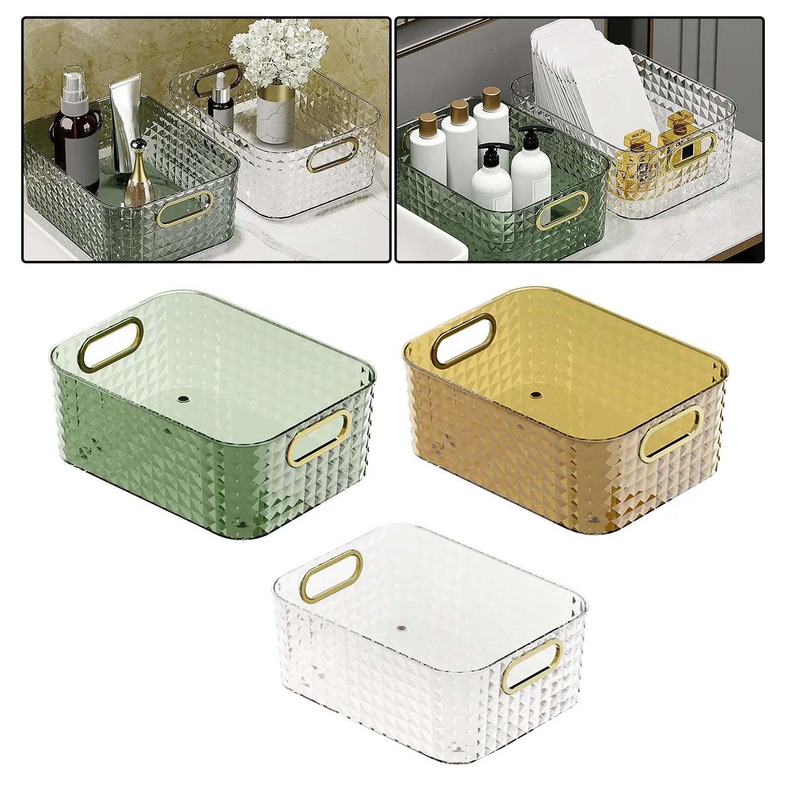 Настольная подставка для макияжа, держатель для ухода за кожей для порошков, помад, для спальни, витрина для макияжа