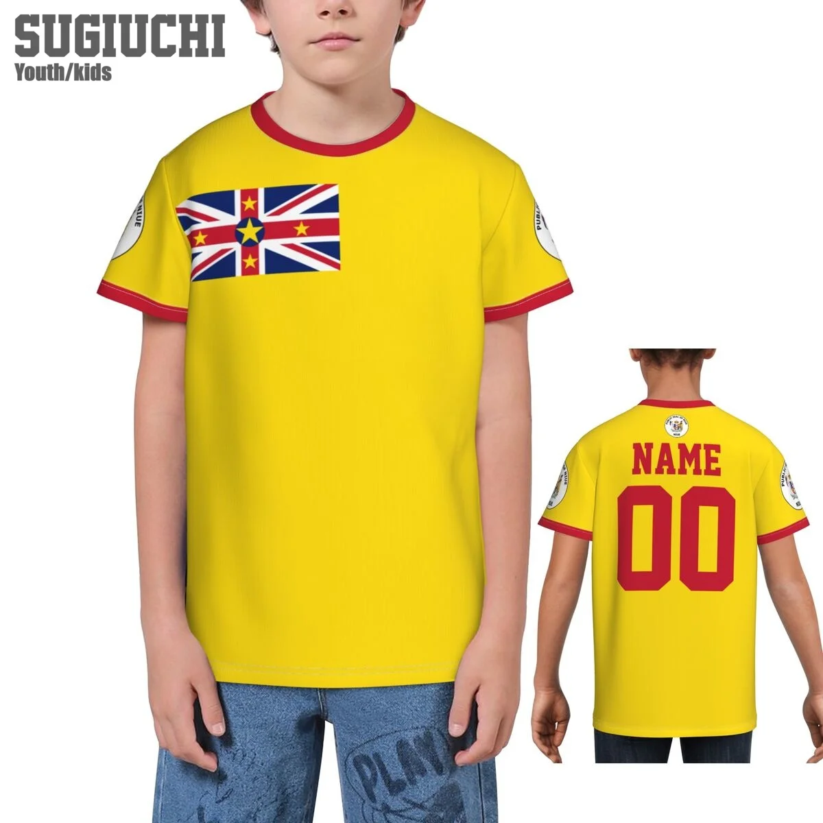 Custom Name Number Niue Flag Emblem 3D T-shirts For Kids Youth Boy/Girl Tees jersey Soccer Football Fans Gift T shirt
Custom Name Number Niue Flag Emblem 3D T-shirts For Kids Youth Boy/Girl Tees jersey Soccer Football Fans Gift T shirt