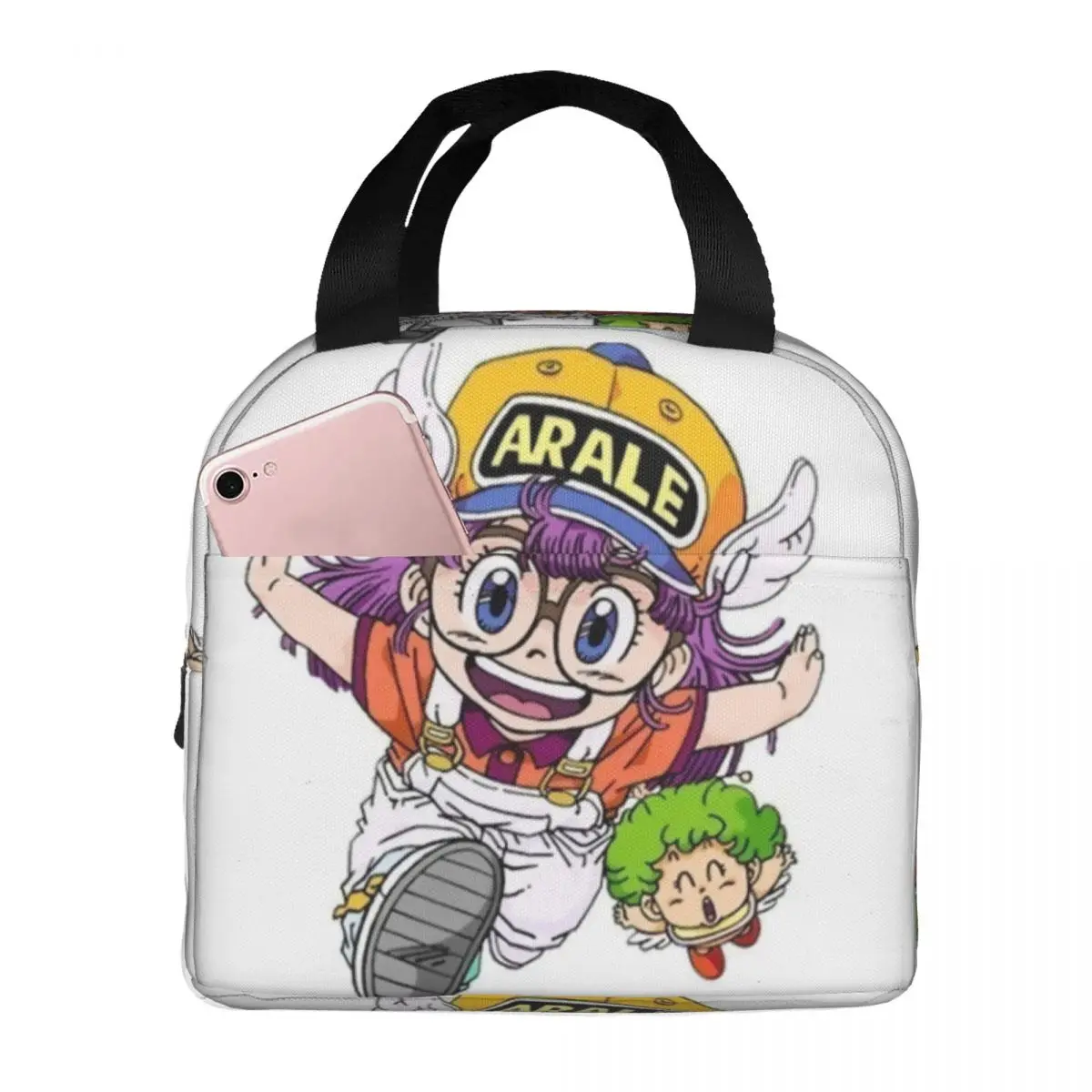 Изолированные сумки для ланча Arale Unchi-kun, водонепроницаемые сумки для пикника, термоохлаждающий Ланч-бокс, сумка для ланча для женщин, для работы, для детей и школы
Изолированные сумки для ланча Arale Unchi-kun, водонепроницаемые сумки для пикника, термоохлаждающий Ланч-бокс, сумка для ланча для женщин, для работы, для детей и школы
