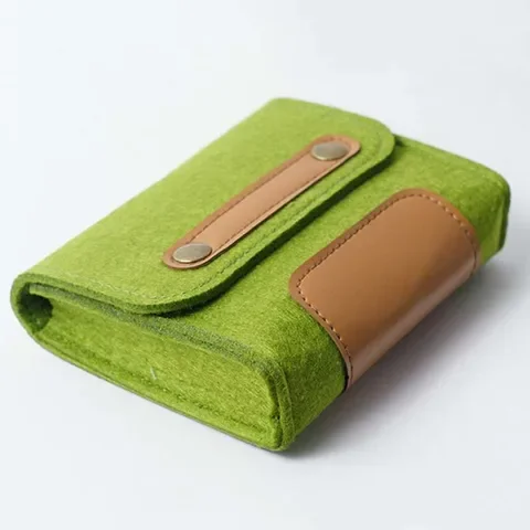 

Storage Bags for Travel Mini Felt Pouch Chargers Key Coin Package USB Data Cable Mouse Organizer Electronic Gadget