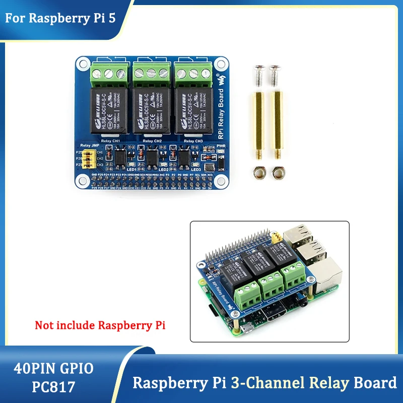 3 канала реле для расширения платы для Raspberry Pi 4B/3B +/3B Сильное электричество 3 Way реле контроля модуль для умного дома
3 канала реле для расширения платы для Raspberry Pi 4B/3B +/3B Сильное электричество 3 Way реле контроля модуль для умного дома