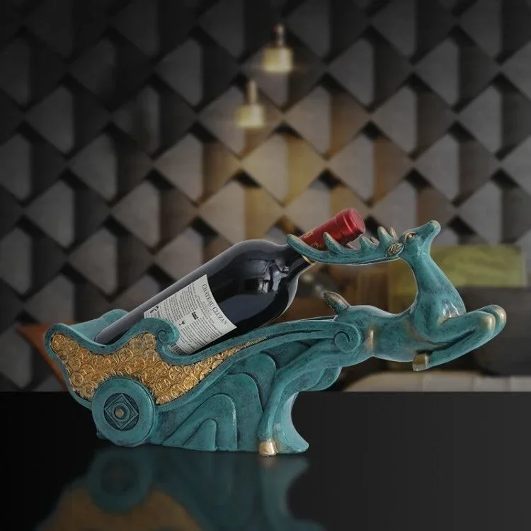 Украшение-стойка для красного вина лося, украшение для гостиной, винного шкафа, американское украшение для дома, роскошное настольное украшение в европейском стиле
Украшение-стойка для красного вина лося, украшение для гостиной, винного шкафа, американское украшение для дома, роскошное настольное украшение в европейском стиле