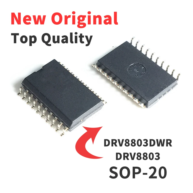 5 Pieces DRV8803DWR DRV8803DW SMD SOP-20 Controller And Driver Chip IC Brand New Original
5 Pieces DRV8803DWR DRV8803DW SMD SOP-20 Controller And Driver Chip IC Brand New Original