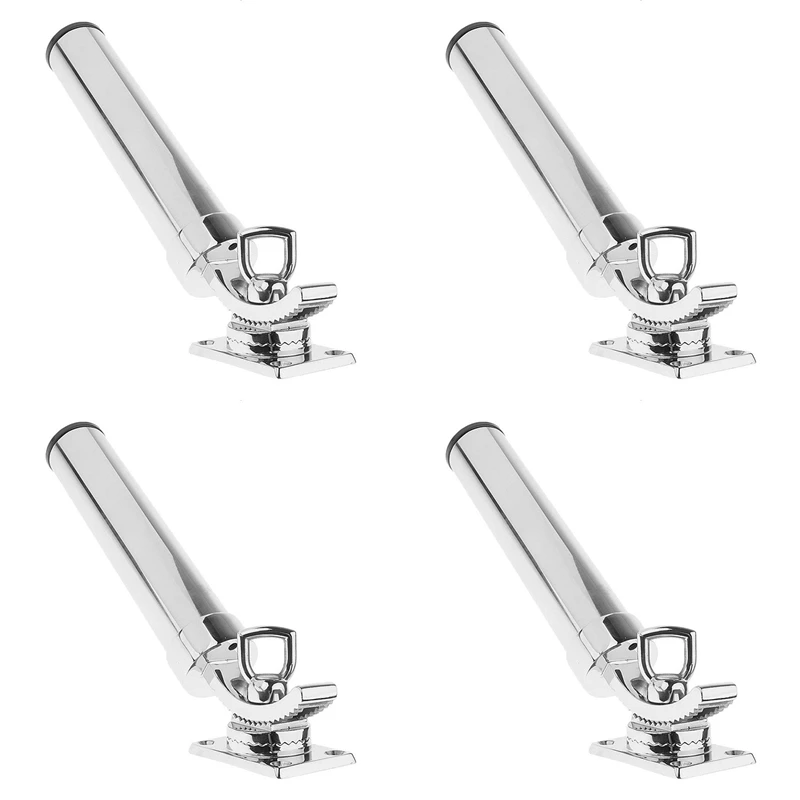NEW-4X Boat Fishing Rod Holder Adjustable Fishing Rod Holder Boat Rod Holder Silver
NEW-4X Boat Fishing Rod Holder Adjustable Fishing Rod Holder Boat Rod Holder Silver