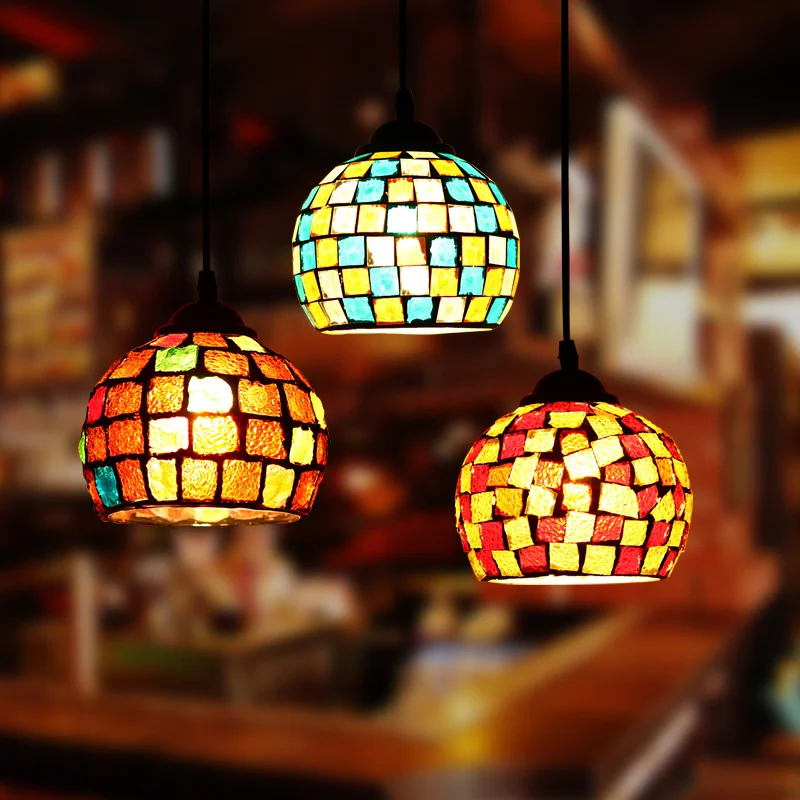 Morocco Decor Turkish Mosaic Lamps Bedroom Hotel Bar Restautant Pendant Lights E27 LED Colorful Glass Hanging Lamp
Morocco Decor Turkish Mosaic Lamps Bedroom Hotel Bar Restautant Pendant Lights E27 LED Colorful Glass Hanging Lamp