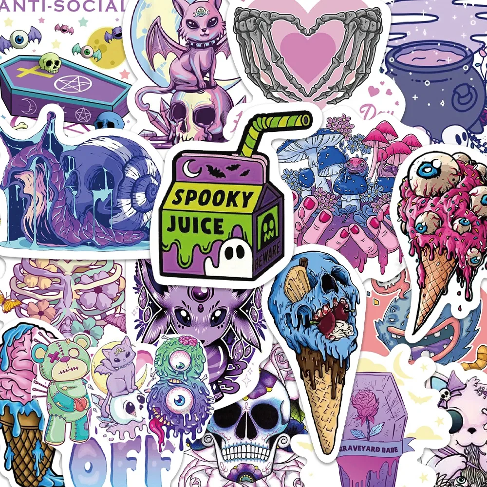10/30/65pcs Cute Gothic Graffiti Aesthetic Stickers for Kids Halloween Decorative Laptop Car Phone Skateboard Cool Sticker Decal
10/30/65pcs Cute Gothic Graffiti Aesthetic Stickers for Kids Halloween Decorative Laptop Car Phone Skateboard Cool Sticker Decal