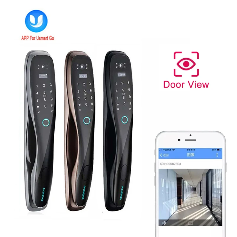 Smart Door Lock Camera Monitor Intelligent Fingerprint Password Electronic Key IC Unlock 
Smart Door Lock Camera Monitor Intelligent Fingerprint Password Electronic Key IC Unlock