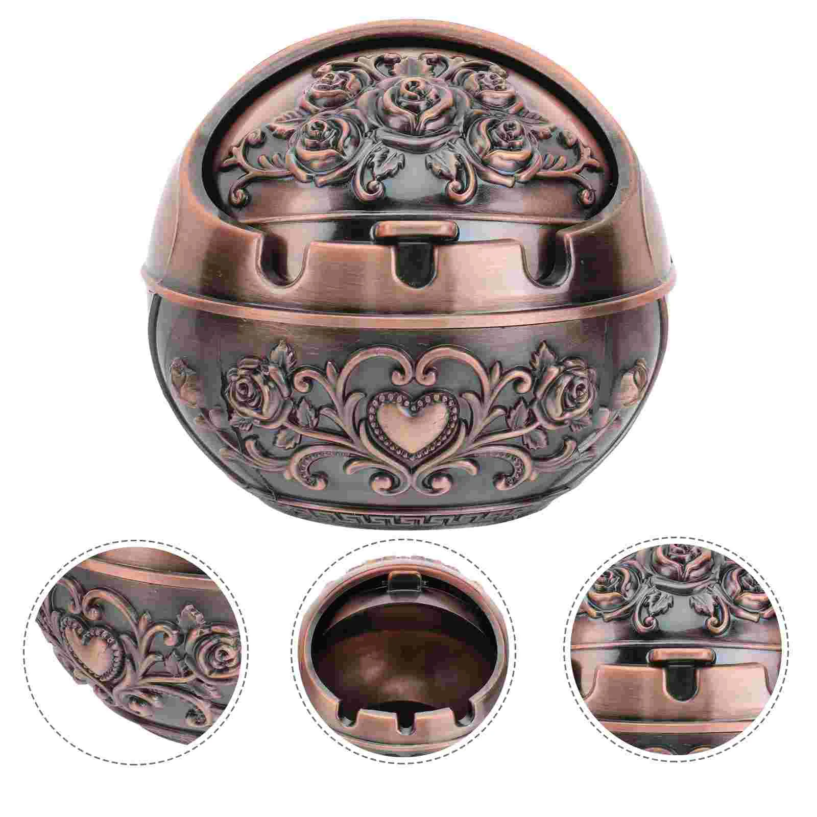 Decorative Ashtray with Lid for Smoking Ash tray Holder for Smoker 
Decorative Ashtray with Lid for Smoking Ash tray Holder for Smoker