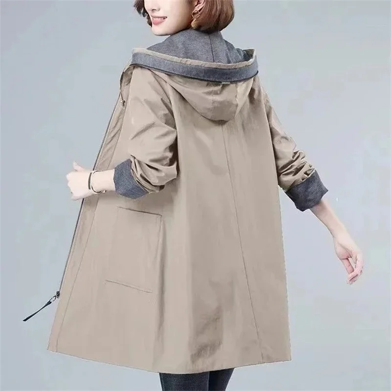 2023 New Spring Women's Jacket Long Sleeve Overcoat Casual Loose Basic Coat Hooded Windbreaker Female Loose Jackets Outerwear
2023 New Spring Women's Jacket Long Sleeve Overcoat Casual Loose Basic Coat Hooded Windbreaker Female Loose Jackets Outerwear