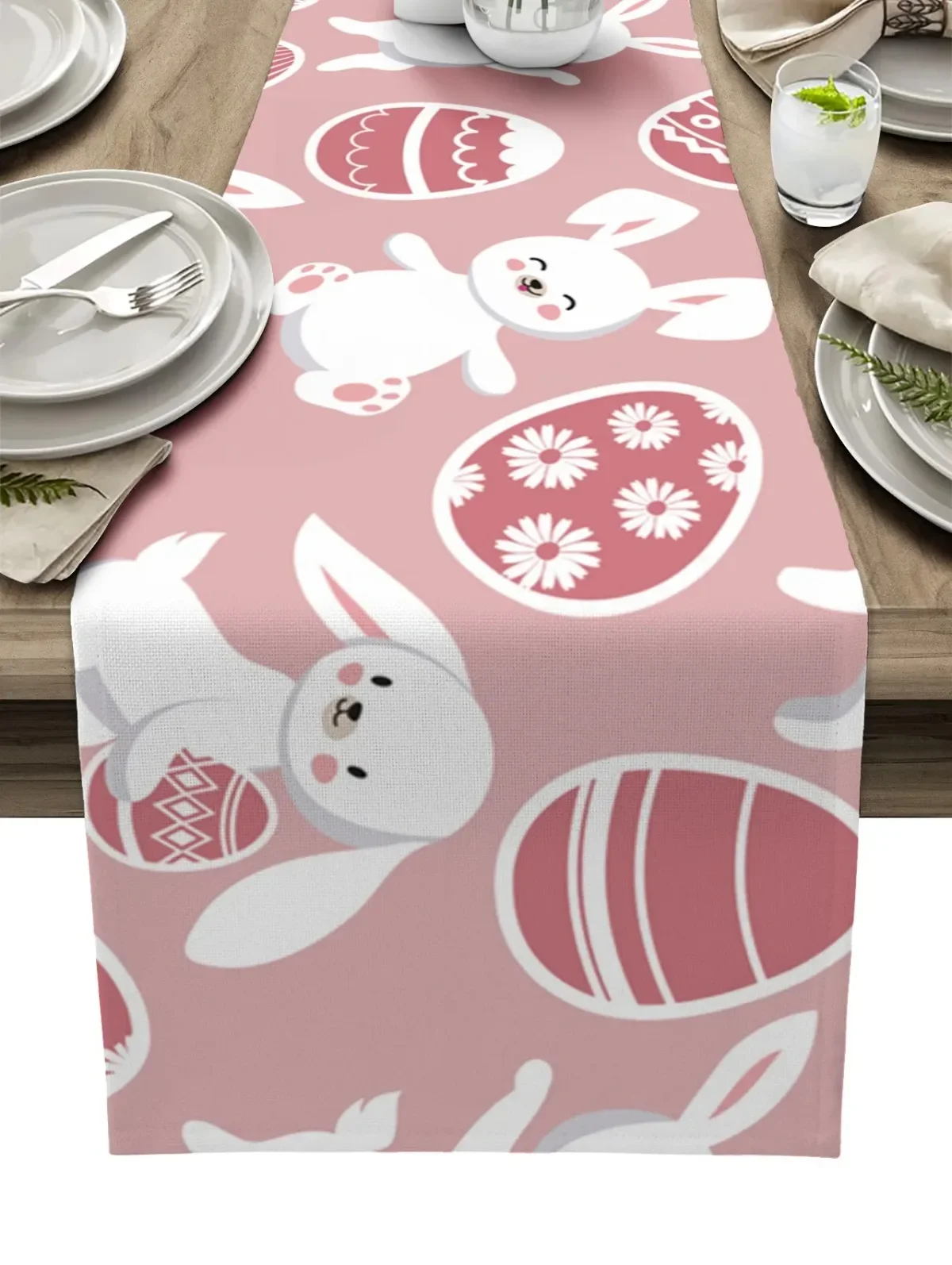 Easter Bunny Eggs Custom Table Runner Wedding Dining Decoration Kitchen Dining Tablecloth
Easter Bunny Eggs Custom Table Runner Wedding Dining Decoration Kitchen Dining Tablecloth
