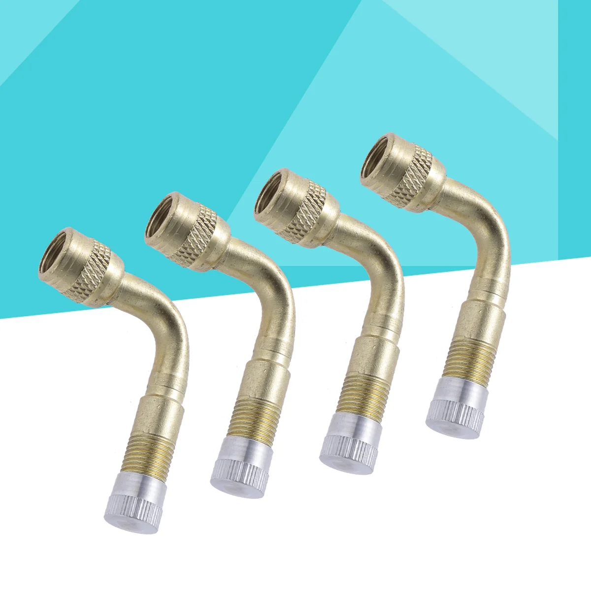 4pcs/Pack Truck Motorcycle Scooter Bike Car Degree Bend Tyre Valve Adapter Connector Extension Adapter (Random Style)
4pcs/Pack Truck Motorcycle Scooter Bike Car Degree Bend Tyre Valve Adapter Connector Extension Adapter (Random Style)