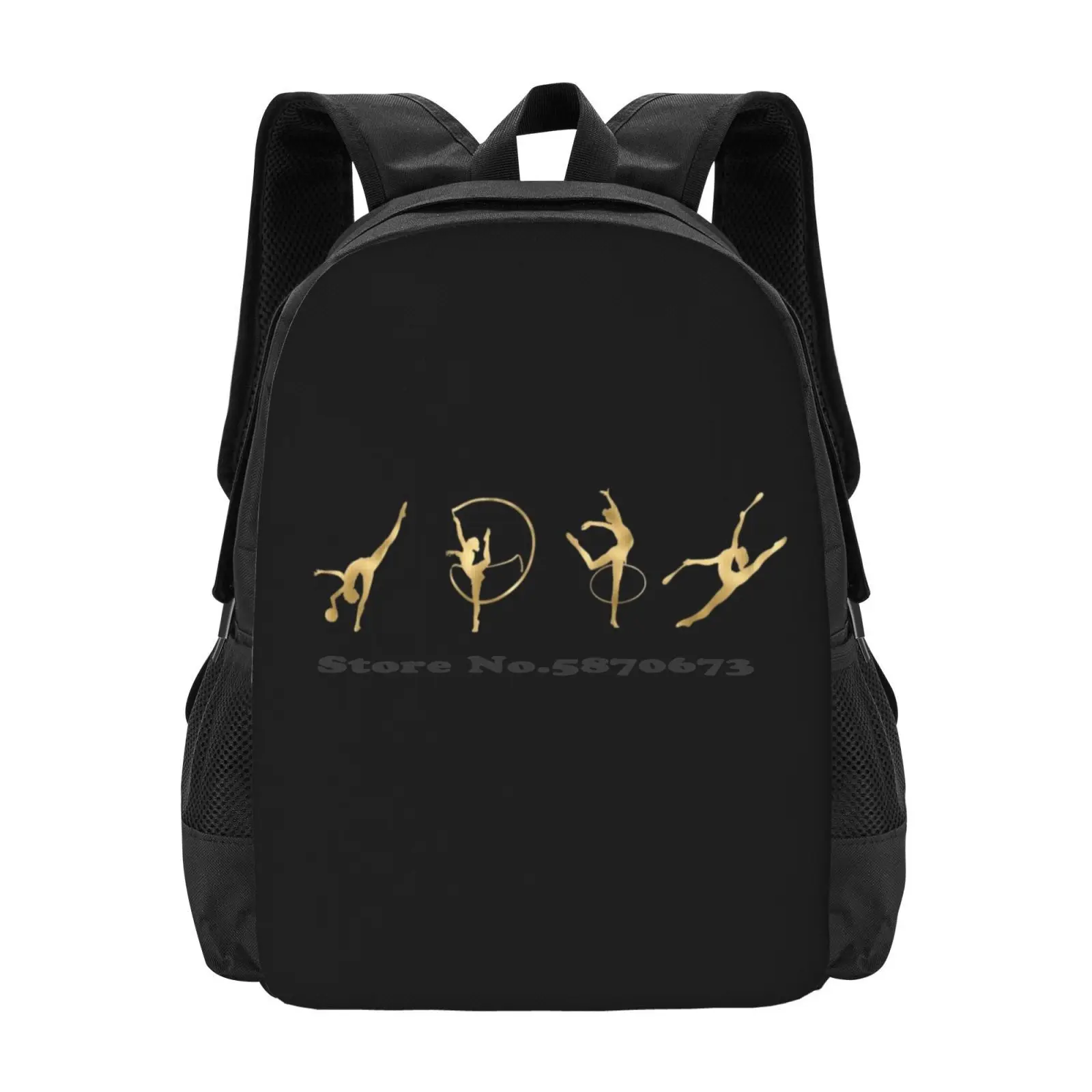 Rhythmic Gymnastics Gold Line Backpack For Student School Laptop Travel Bag Rhythmic Gymnastics Gold Black Dance Gymnastique
Rhythmic Gymnastics Gold Line Backpack For Student School Laptop Travel Bag Rhythmic Gymnastics Gold Black Dance Gymnastique