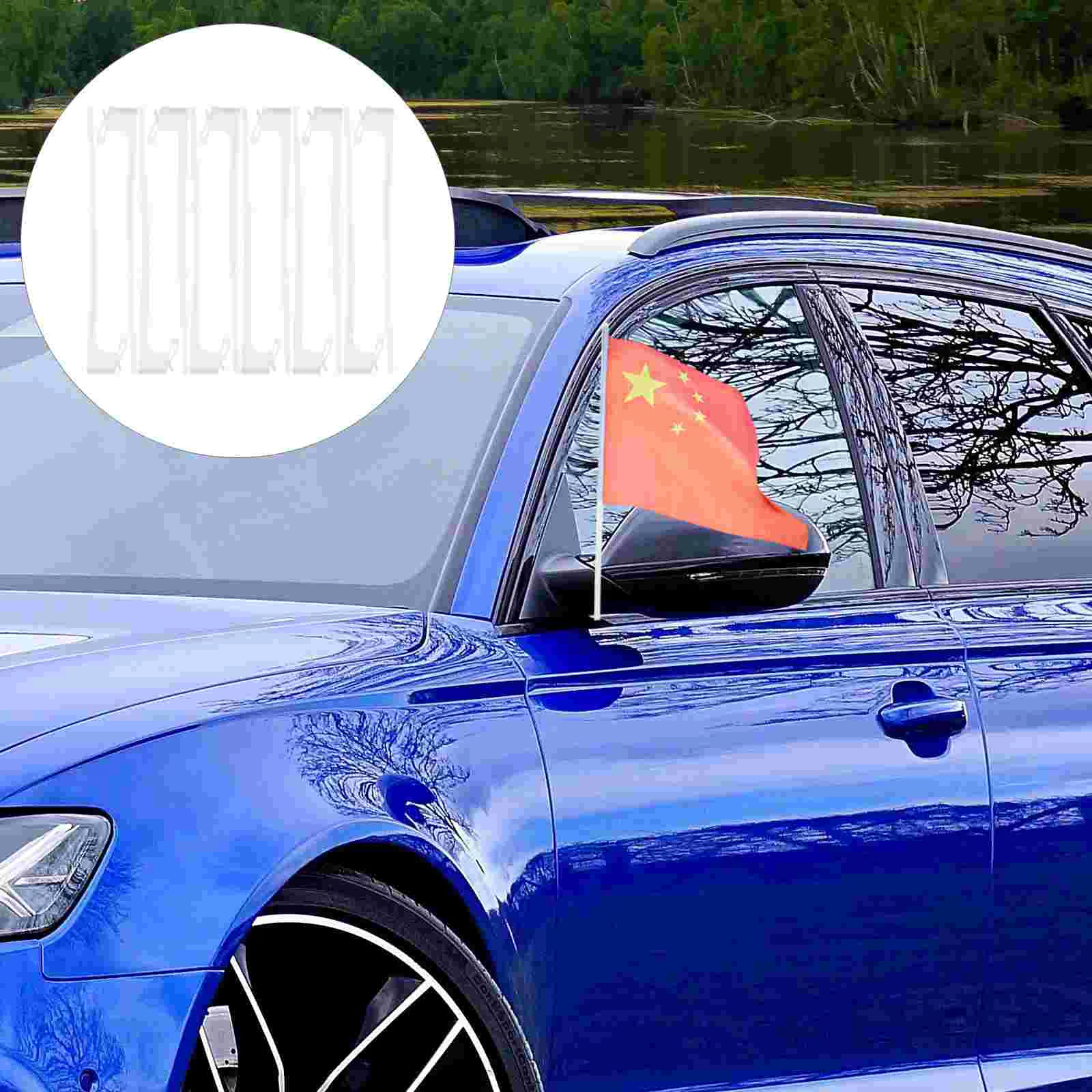 12 Pcs Car Flagpole Stand US Festival Holder Car Window Clips Decorations Vehicle Racks Plastic Bracket for Poles
12 Pcs Car Flagpole Stand US Festival Holder Car Window Clips Decorations Vehicle Racks Plastic Bracket for Poles