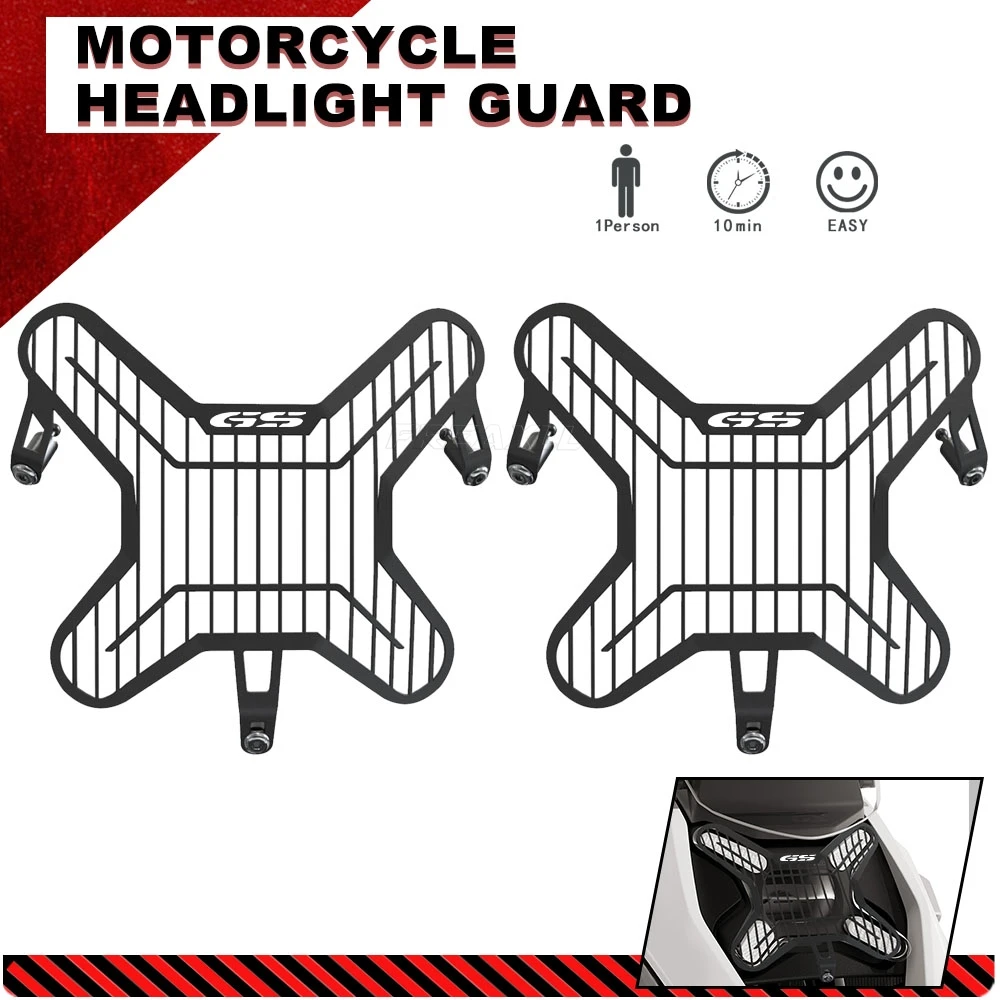 with GS LOGO Flipable Headlight Protector Head Lights Grille Guard Cover For BMW R1300GS R1300 GS 2023 2024 2025 R 1300GS GS1300
with GS LOGO Flipable Headlight Protector Head Lights Grille Guard Cover For BMW R1300GS R1300 GS 2023 2024 2025 R 1300GS GS1300