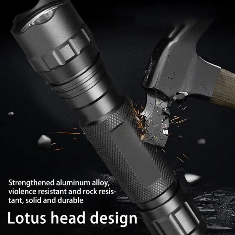 

LED Infrared Tactical Flashlight Zoomable Night Vision Hunting Rechargeable Waterproof Flashlights IR 850nm/940nm